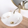 washbasin Rea Stella 35,5x35,5 aiax shiny (REA-U9088)