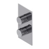 Omnires Contour concealed shower mixer with thermostat, chrome (CT8036CR)