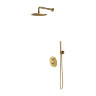 shower system with thermostat Omnires Y brushed gold (SYSYT05XGLB)