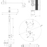shower system with thermostat Omnires Y brushed gold (SYSYT05XGLB)