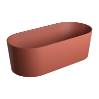 Piedra de baño Omnires Ovo 160x75 ovalada terracota (OVOWWTE)