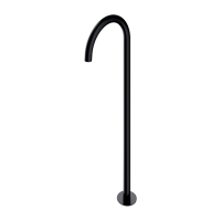 Floor standing bath spout Omnires Y black (WWYBL)