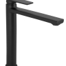 Mezclador de lavabo Rea Verso negro mate, alto (REA-B7902)