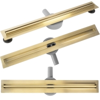 drain Rea Neox Slim Pro brushed gold 100 (REA-G6990)