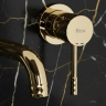 смеситель для умывальника Rea Lungo Diamond скрытого монтажа, gold + box (REA-B0539)