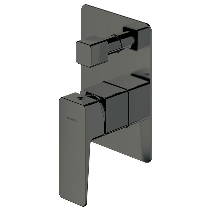 Bath and shower mixer Omnires Parma grafit (PM7435GR)