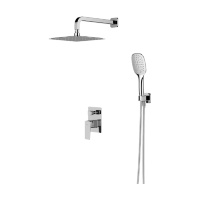 Sistema de ducha empotrado Omnires Parma cromado (SYSPM10CR)
