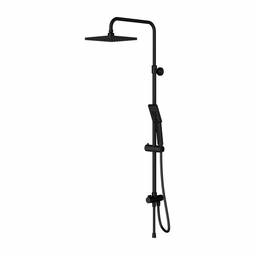 shower set Omnires Nevada black mat (SYSNEVADABL)
