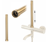 Adaptador de extensión de ducha Rea dorado mate (REA-K7704)