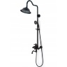 Sistema de ducha Rea Vintage negro (REA-P2367)