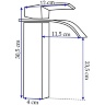 Mezclador de lavabo Rea Falcon 30 cromado (BAT-00149)