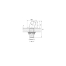 shower bracket Omnires gold (H14GL)