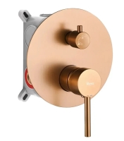 смеситель для ванны Rea Lungo скрытого монтажа, brushed copper + box (REA-B4568)