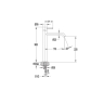 Omnires Y white matt washbasin mixer, high (Y1212WM)