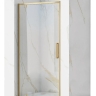 shower door Rea Rapid Swing 100x195 safety glass, transparent, brush gold (REA-K2503)