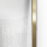 Mampara de ducha Rea Aero Ombre 100x195 vidrio de seguridad, cepillado dorado/blanco (REA-K2464)