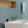 Mezclador de baño Omnires Slide de 4 orificios cromado (SL7732CR)