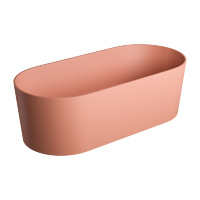 Bañera de piedra Omnires Ovo 160x75 ovalada coral (OVOWWCO)