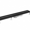 Omnires Lowfix shower drain under tile, 80 cm, black (LOWFIX80TBL)