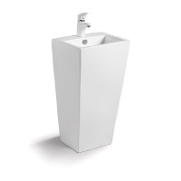 Lavabo Rea Daria 38x44 de pie, blanco (REA-U9900)