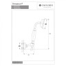 Omnires Armance chrome hand shower set (ARMANCE-PCR)