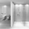 Mampara de ducha Rea Aero N 120x195 cristal de seguridad, transparente (REA-K7550)