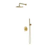 Omnires Y brushed brass concealed shower system (SYSY35BSB)
