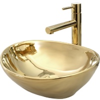 Lavabo Rea Sofia 34,5x41 dorado n (REA-U9015)
