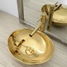Lavabo Rea Sofia 34,5x41 dorado n (REA-U9015)