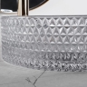 Lavabo Rea Cristal 35,5x35,5 gris claro (REA-U9615)