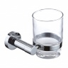 glass with holder Omnires Modern Project chrome (MP60320CR)
