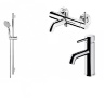 set of bath mixers Omnires Y chrome (Y1210CR+ Y1230CR+ YOSEMITE-SCR)