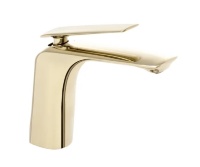 Mezclador de lavabo Rea Jager dorado (REA-B5120)