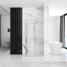 shower wall Rea Rapid Slide 100x195 safety glass, transparent, chrome (REA-K5610)