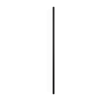 Mampara de ducha Omnires Marina 30x200 cm cristal de seguridad, negro (DNR30XBLTR)