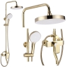 Sistema de ducha Rea Bloom blanco/dorado (REA-P9529)