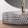 washbasin Rea Cristal 39x39 grey (REA-U8880)