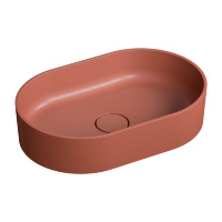 Lavabo Omnires Ovo 55x36 terracota (OVOUNTE)