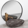 washbasin Rea Roxy 49 30.7x48.6 A Stone d.grey (REA-U6649)
