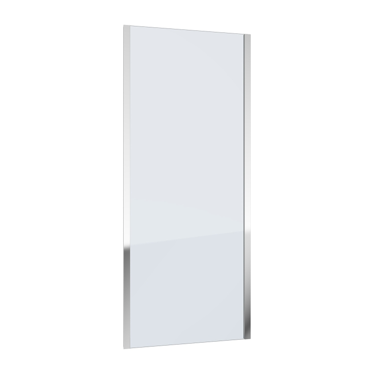 Mampara de ducha Omnires Bronx 90x185cm cristal de seguridad, cromo (10P90CRTR)