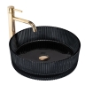 washbasin Rea Ingrid 39,5x39,5 black (REA-U6800)