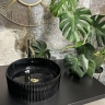 washbasin Rea Ingrid 39,5x39,5 black (REA-U6800)