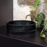 washbasin Rea Ingrid 39,5x39,5 black (REA-U6800)