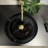 washbasin Rea Ingrid 39,5x39,5 black (REA-U6800)