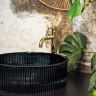 washbasin Rea Ingrid 39,5x39,5 black (REA-U6800)